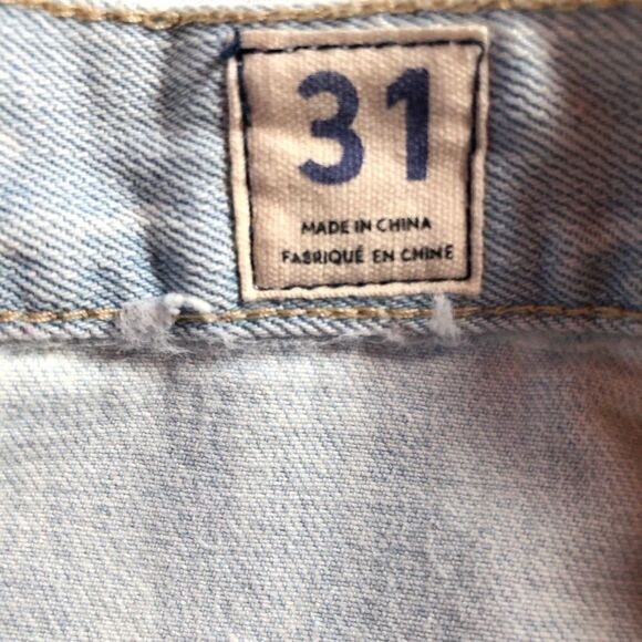 UO We The Free Raw Hem Denim Skirt Size 31 = 12 - Picture 5 of 12